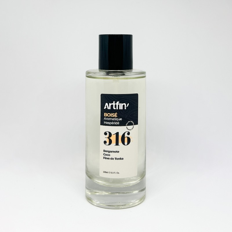ARTFIN, N°316, boisé aromatique hespéridé, homme